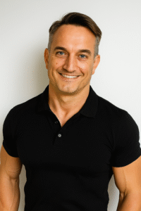 Headshot of the Funnel Desk founder explaining funnel building tips